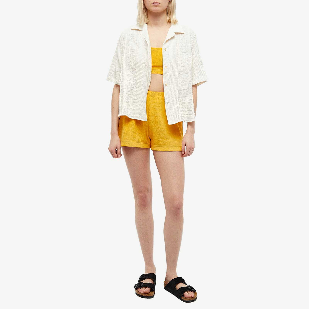 Howlin by Morrison Women's Howlin' Velour Wonder Short in Butter In The Sun