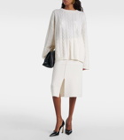 Lisa Yang Vilma cable-knit cashmere sweater