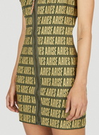 Aries Press Gothic Logo Mini Dress