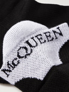 ALEXANDER MCQUEEN - Logo-Jacquard Cotton-Blend Socks