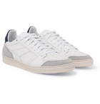 AMI - Leather and Suede Sneakers - Men - White