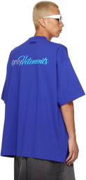 VETEMENTS Blue 'Only Vetements' T-Shirt