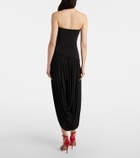 Ferragamo Draped bustier dress