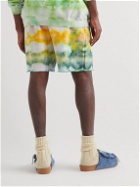 Camp High - Tie-Dyed Cotton-Jersey Drawstring Shorts - Multi