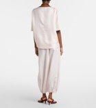Loulou de Saison Almaya cotton and silk balloon pants