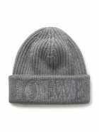 LOEWE - Logo-Embroidered Ribbed Wool Beanie
