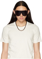 Rick Owens Silver Snake Chain Necklace