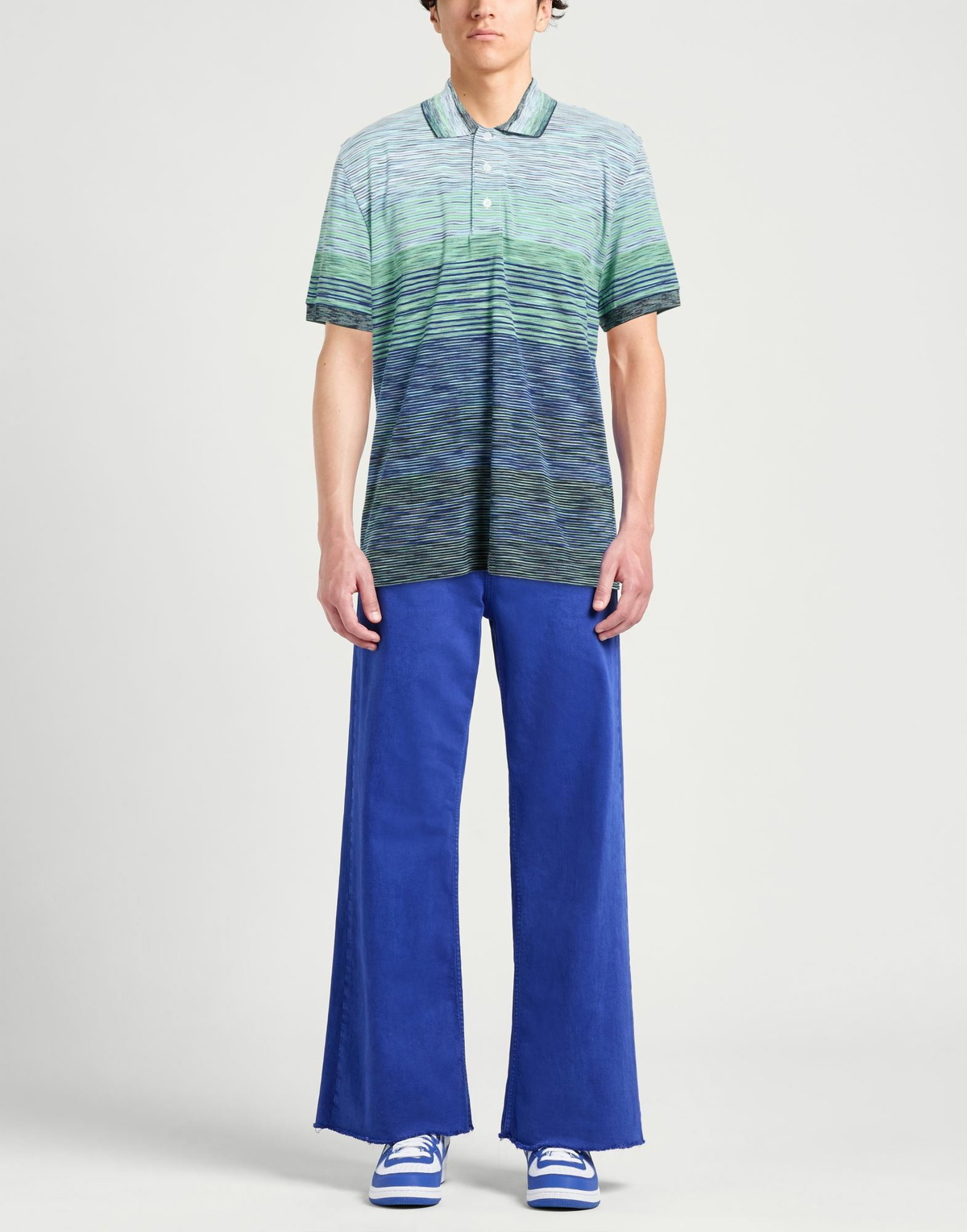 Missoni Mens Polo shirt Midnight in Blue