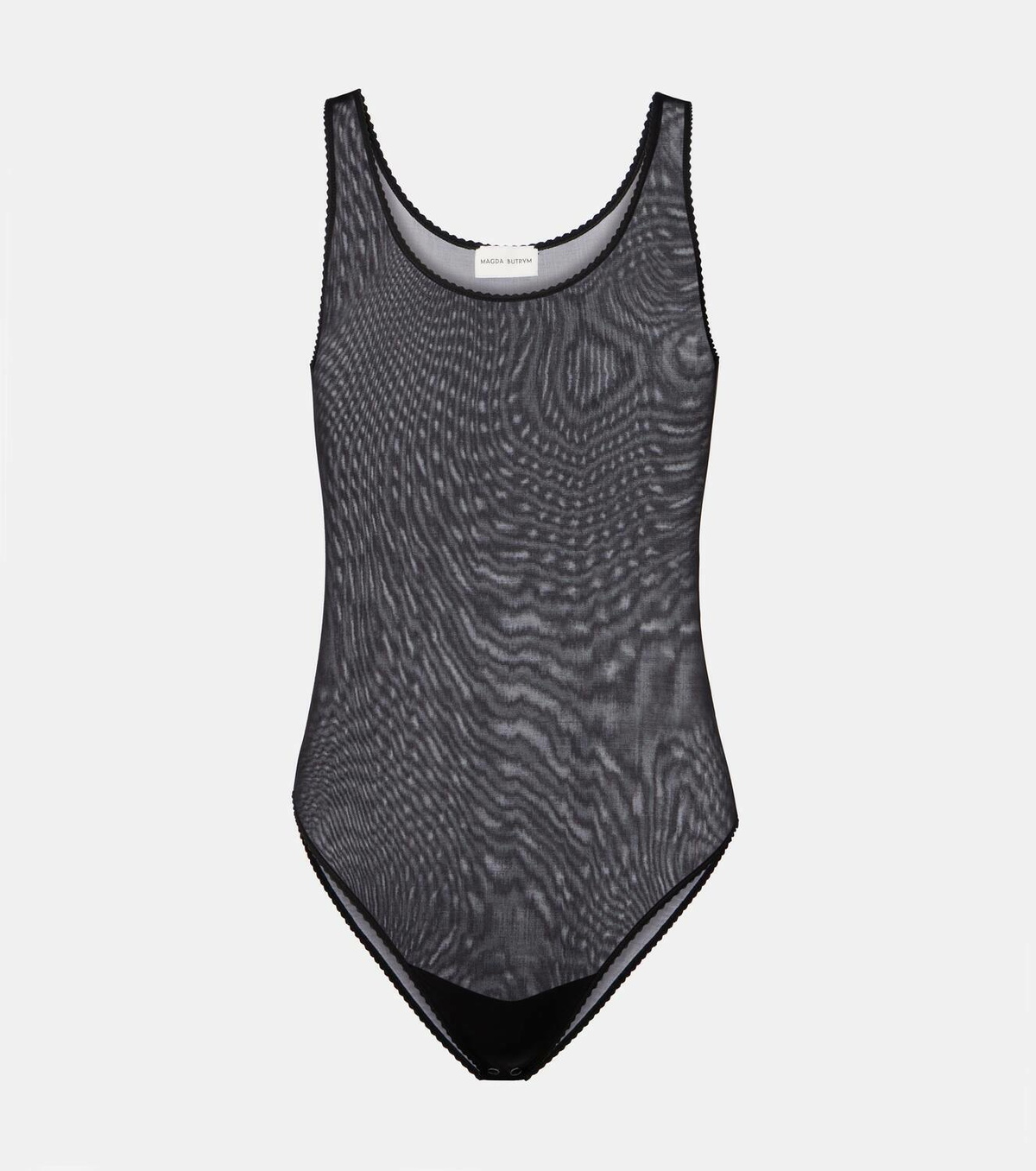 Magda Butrym Semi-sheer scalloped bodysuit
