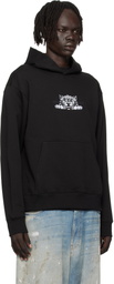 Kenzo Black Kenzo Paris 'KENZO Happy Tiger' Embroidered Hoodie