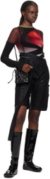 Ottolinger SSENSE Exclusive Black Denim Shorts