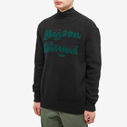 Maison Kitsuné x Bill Rebholz Relaxed Jacquard Knit in Black