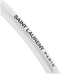 SAINT LAURENT - Logo-Engraved Silver-Tone Cuff - Silver
