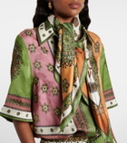 Alémais Contina Tiles silk scarf
