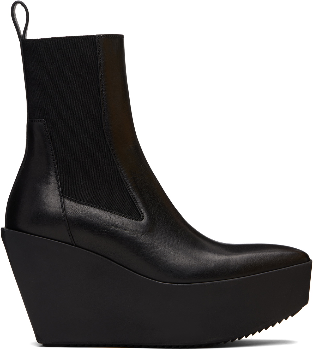 Rick Owens Black Motocross Kiss 65 Chelsea Boots Rick Owens