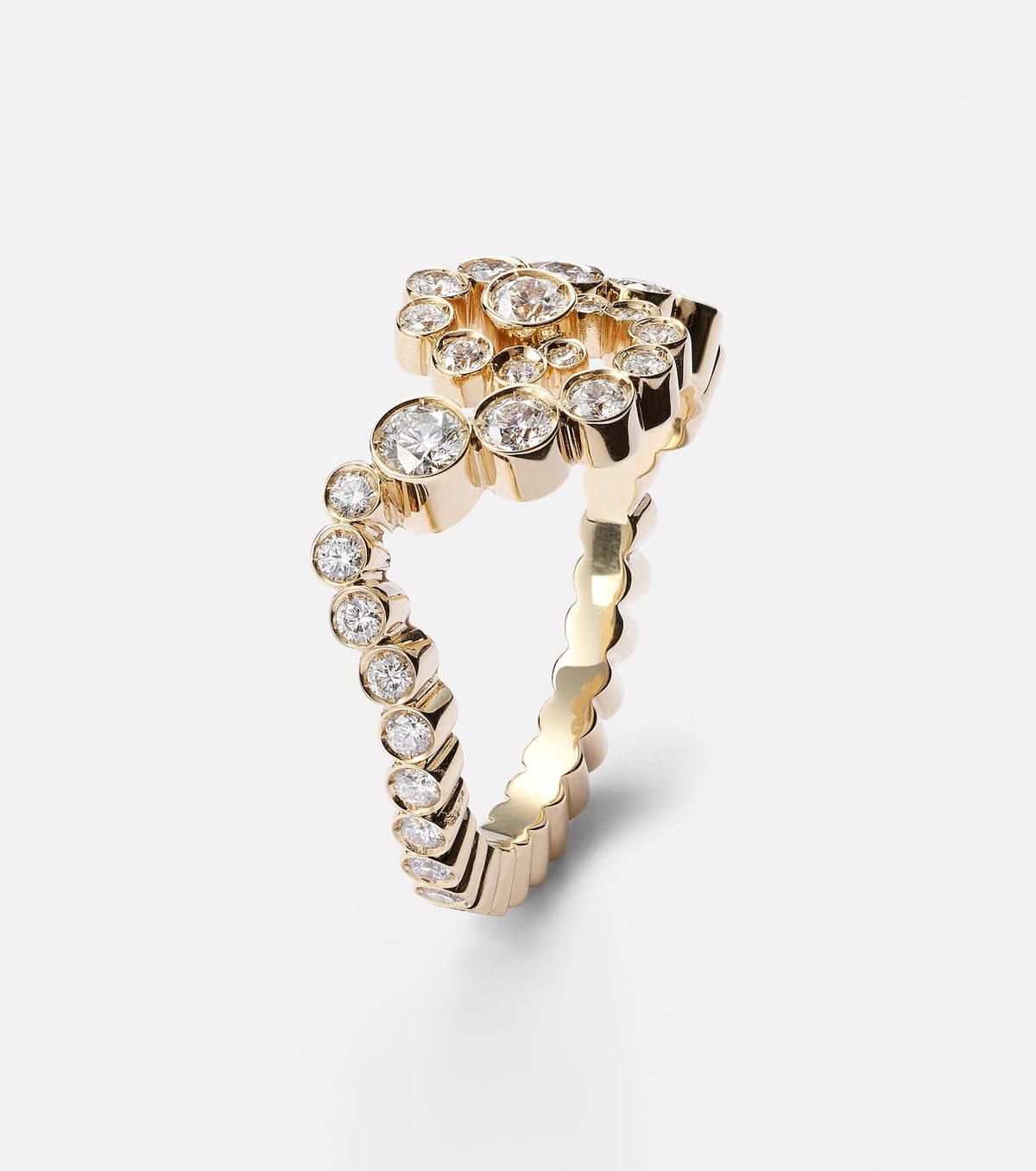 Sophie Bille Brahe Ensemble De Ciel 18kt gold ring with diamonds