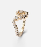 Sophie Bille Brahe Ensemble De Ciel 18kt gold ring with diamonds