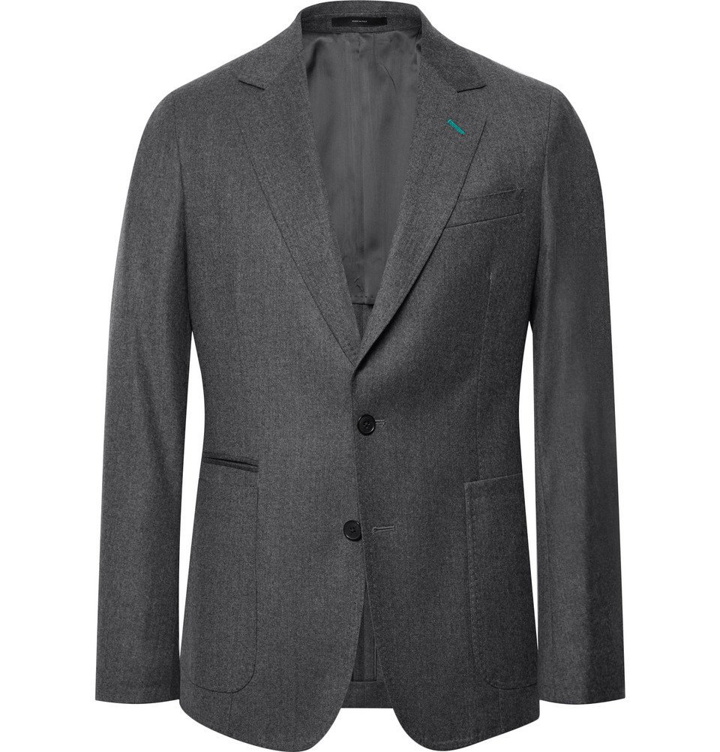 Photo: Paul Smith - Grey Wool and Cashmere-Blend Suit Jacket - Men - Gray
