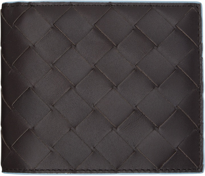 Photo: Bottega Veneta Black Intrecciato Bi-Fold Wallet