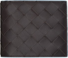 Bottega Veneta Black Intrecciato Bi-Fold Wallet