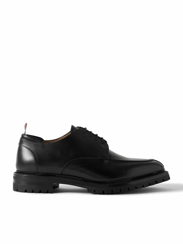 Photo: Thom Browne - Leather Derby Shoes - Black