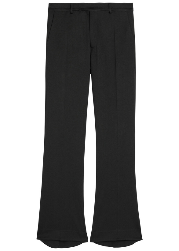 Photo: Aaron Esh Puddle Flared-leg Trousers Black