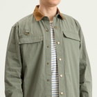 Barbour Men's Heritage+ Spey Poplin Overshirt in Archive Olive