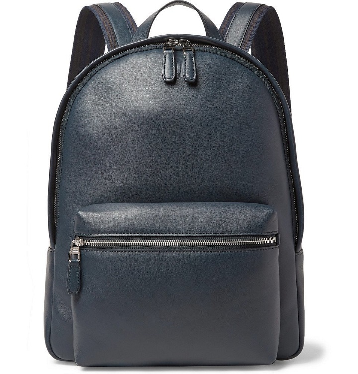 Photo: Dunhill - Hampstead Leather Backpack - Men - Navy