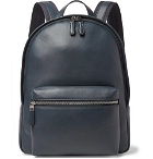 Dunhill - Hampstead Leather Backpack - Men - Navy