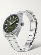 OMEGA - Pre-Owned 2020 Seamaster Aqua Terra 150M Automatic 41mm Stainless Steel Watch, Ref. No. 220.10.41.21.10.001