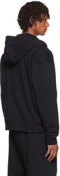 Jil Sander Black Cotton Hoodie