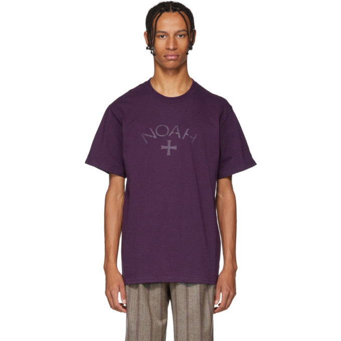 Photo: Noah NYC Purple Logo T-Shirt