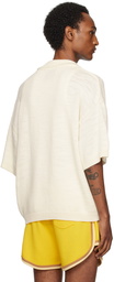 King & Tuckfield Off-White Oversized SL Polo