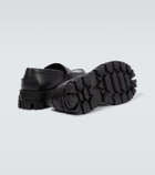 Versace Greca Portico leather loafers