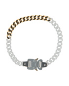 1017 Alyx 9sm Transparent Chain & Metal Necklace