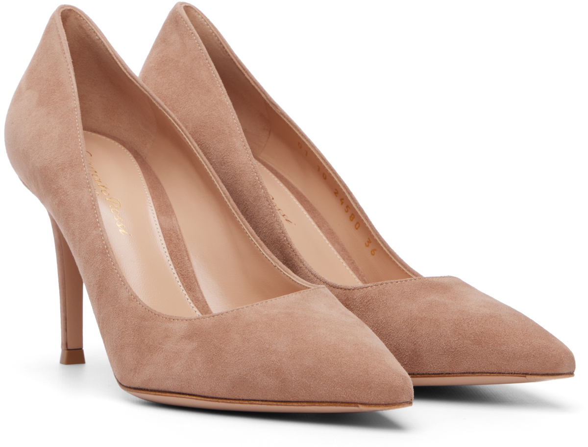 Gianvito Rossi Beige Gianvito 85 Heels