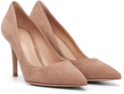 Gianvito Rossi Beige Gianvito 85 Heels