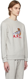 A.P.C. Grey Lunar New Year Taylor Sweatshirt