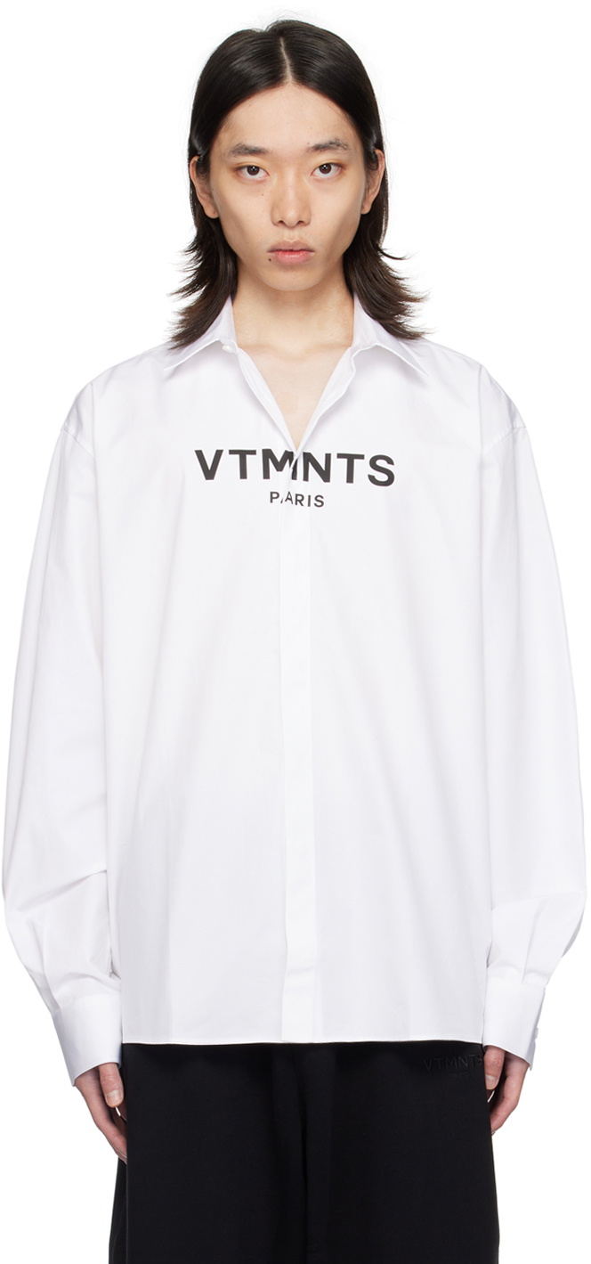 Vts Graphics VTMNTS White Graphic Shirt VTMNTS