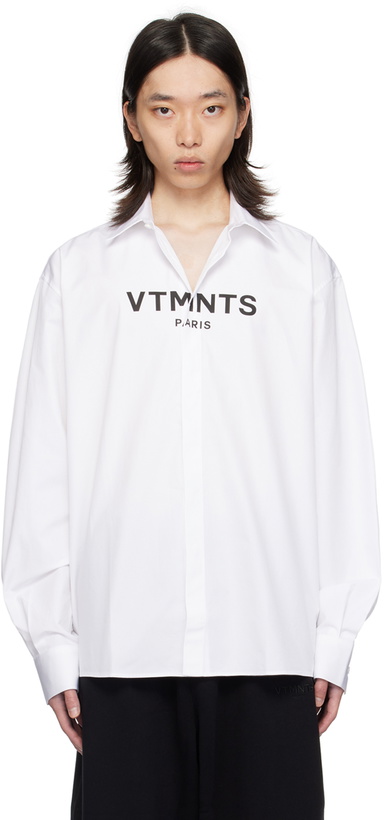 Photo: VTMNTS White Graphic Shirt
