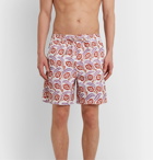 Isabel Marant - Vedra Mid-Length Printed Swim Shorts - Orange