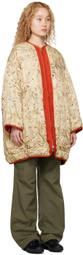 visvim Red Reversible Down Coat