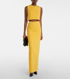 Carolina Herrera Wool-blend maxi skirt