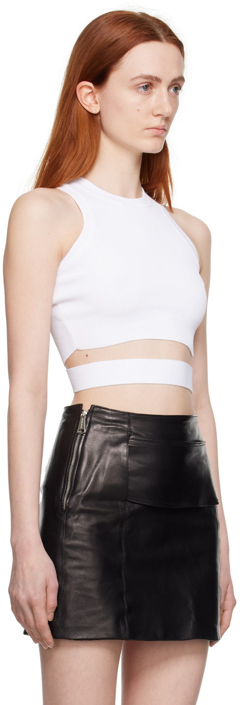 BOYAROVSKAYA White Bend Tank Top