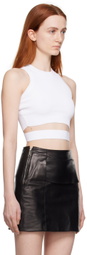 BOYAROVSKAYA White Bend Tank Top