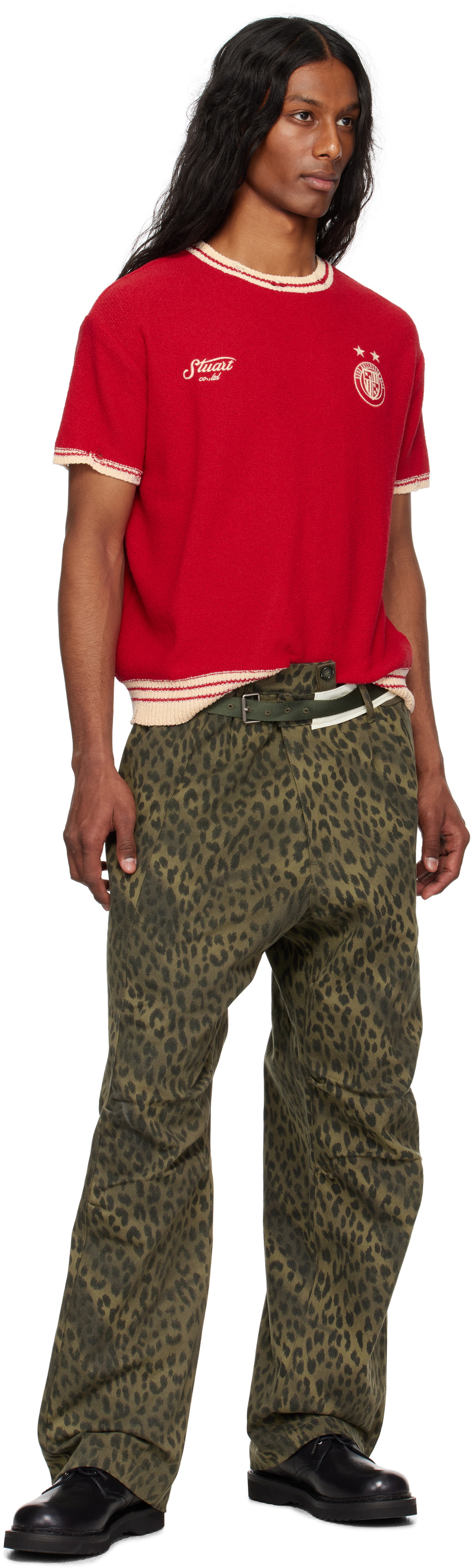 Andersson Bell Red Football Short Sleeve T-shirt. Andersson Bell