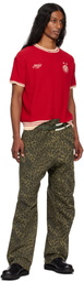 Andersson Bell Red Football Short Sleeve T-shirt.