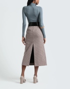 Maje Womens Midi skirt Rust