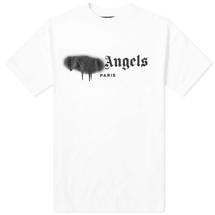 Photo: Palm Angels Paris Sprayed Logo Tee