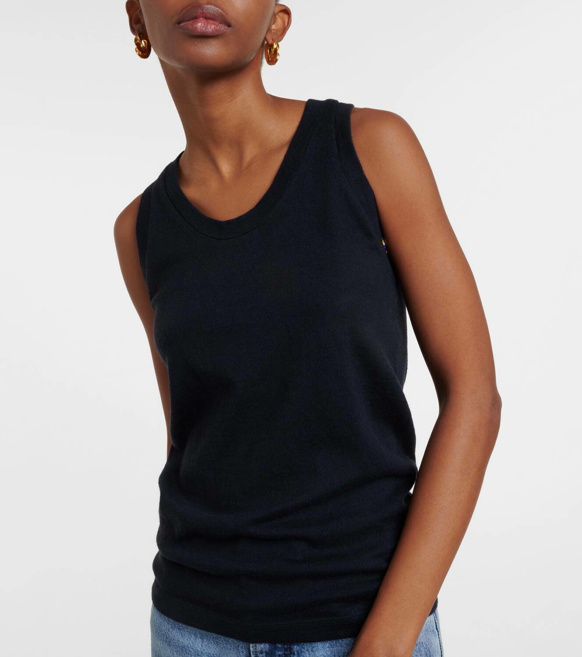 Extreme Cashmere N°270 Vest cotton and cashmere tank top